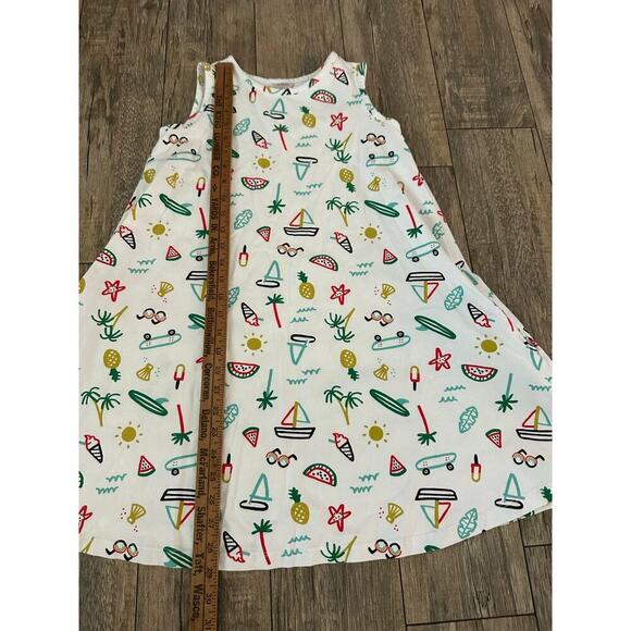 Hanna Andersson Girls Sleeveless Pocket Tank Dress Size 10 - Picture 7 of 7